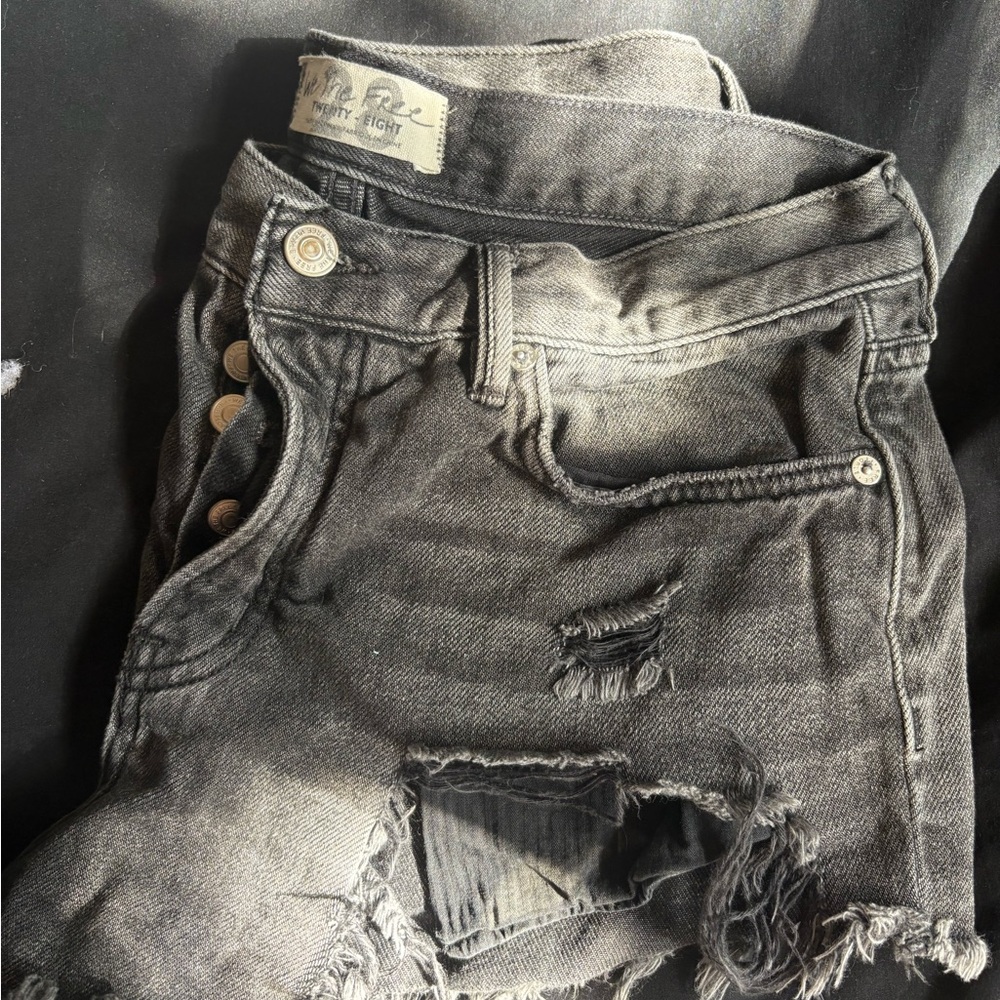 Free People Distressed Shorts
